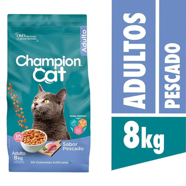 CHAMPION CAT PESCADO 8KG