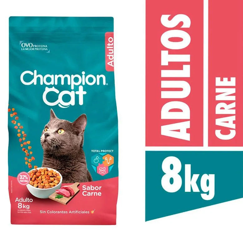 CHAMPION CAT CARNE 8 KG