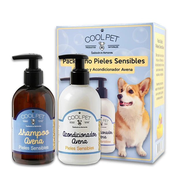 COOLPET - PACK BAÑO PIELES SENSIBLES
