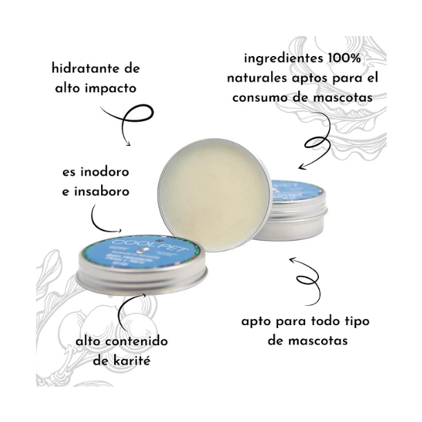 COOLPET - BALM HIDRATANTE DE KARITE PERROS