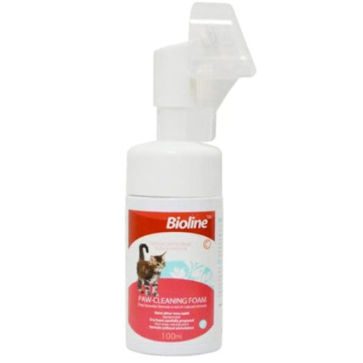 BIOLINE - ESPUMA LIMPIADORA DE PATITAS GATOS