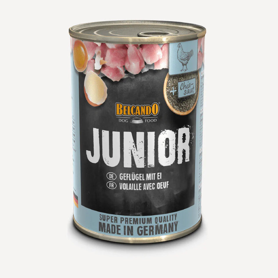 BELCANDO LATA JUNIOR AVE Y HUEVO 400GR