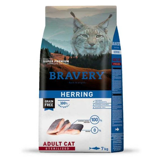 BRAVERY - HERRING ADULT CAT STERILIZED 7k