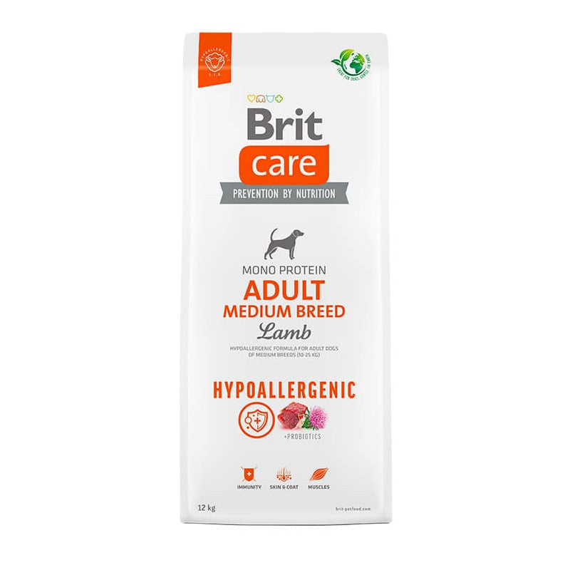 BRIT CARE - ADULT MEDIUM BREED LAMB 12 K